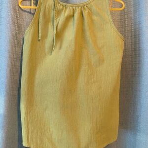 Yellow Sleeveless Top